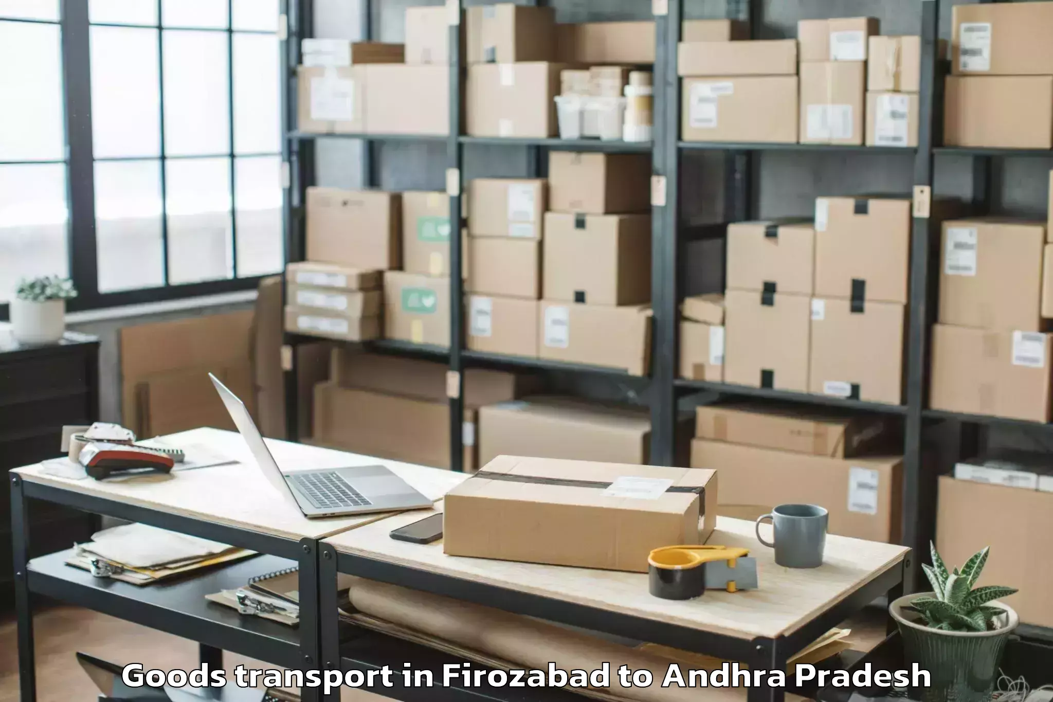 Book Firozabad to Janakavarampanguluru Goods Transport